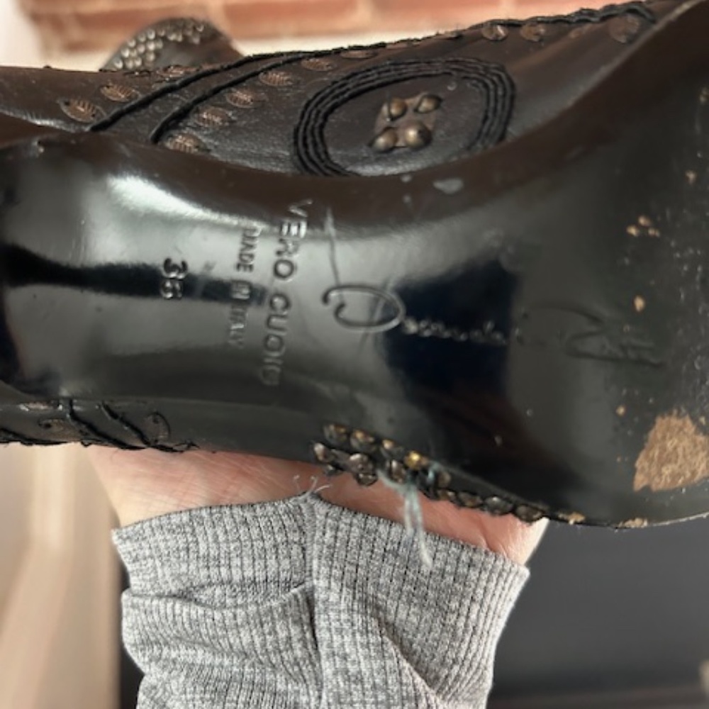 Oscar de la Renta Embellished boots - Picture 3 of 5